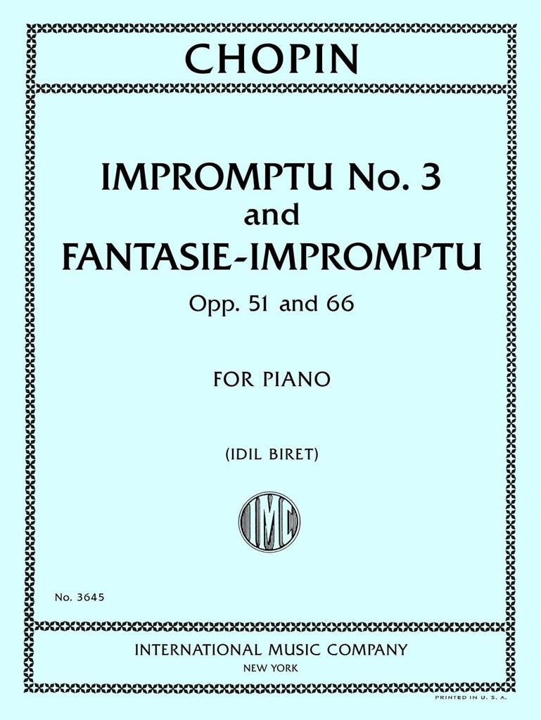 Impromptu No.3 & Fantaisie-Impromptu Op.51 & 66