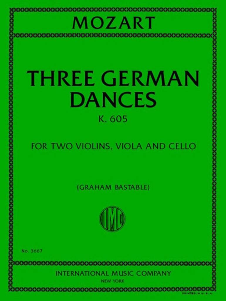 Three German Dances K.605