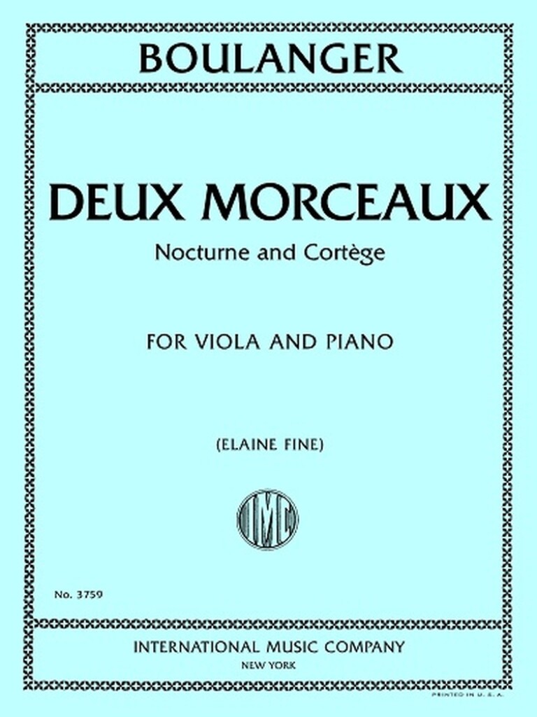 Deux Morceaux