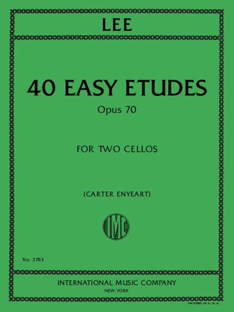 40 Easy Etudes Opus 70