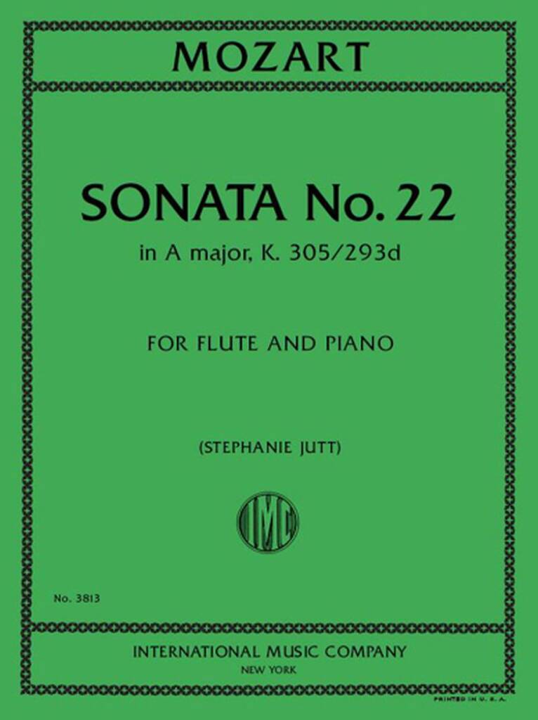 Sonata No. 22 In A Major
