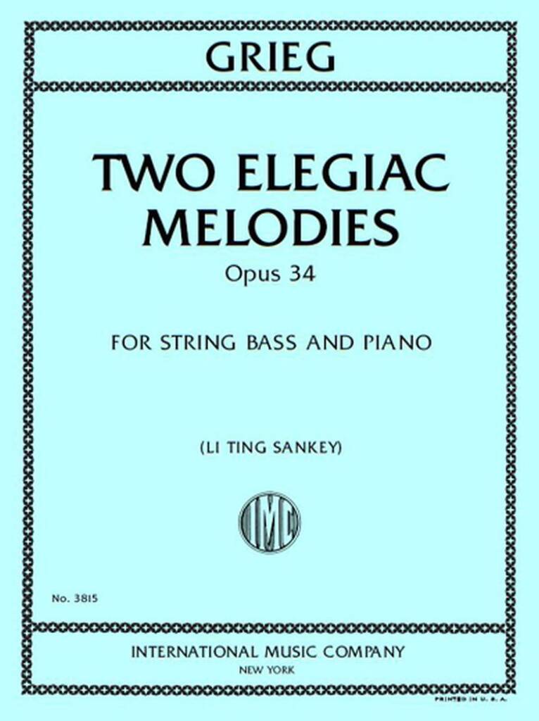 Two Elegiac Melodies Opus 34