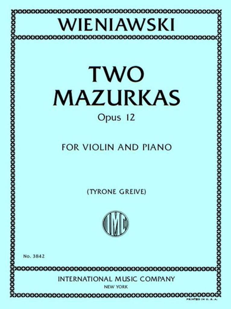 Two Mazurkas Op. 12