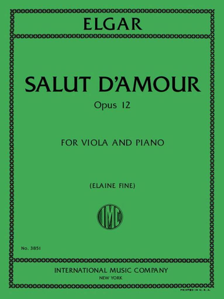 Salut d'Amour Op. 12