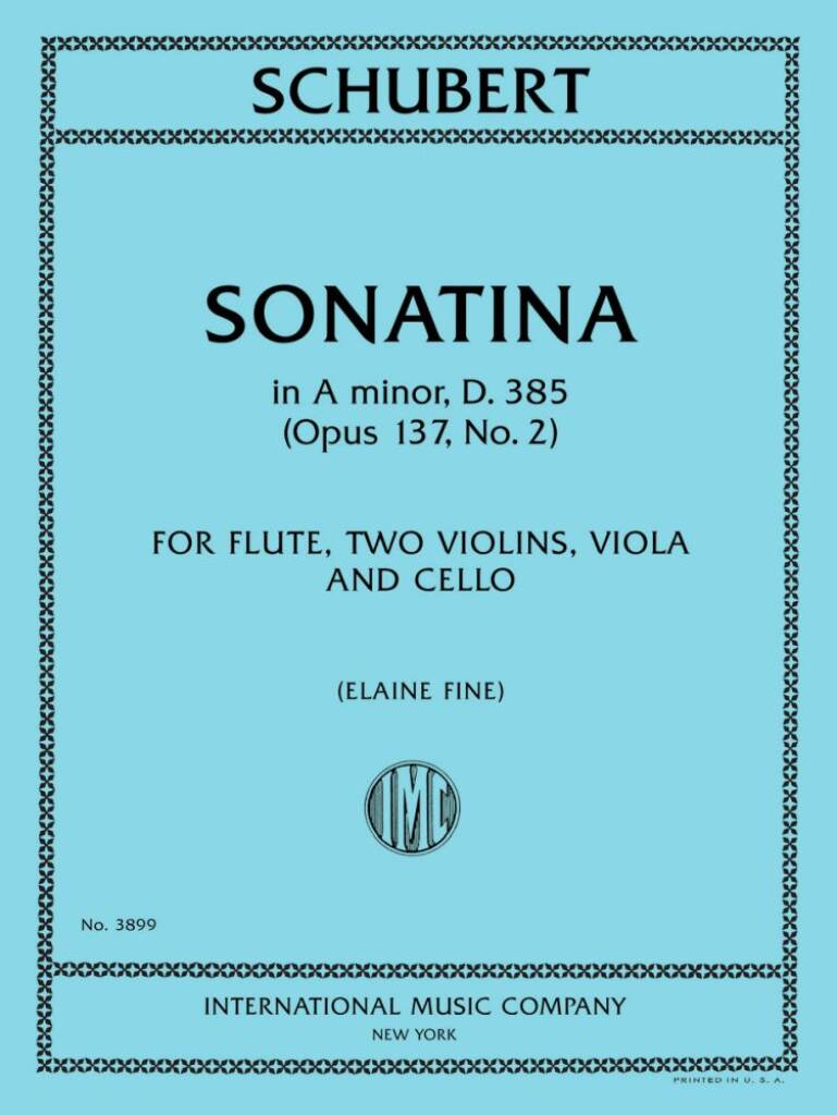 Sonatina in A minor, D. 385 (Opus 137, No. 2)