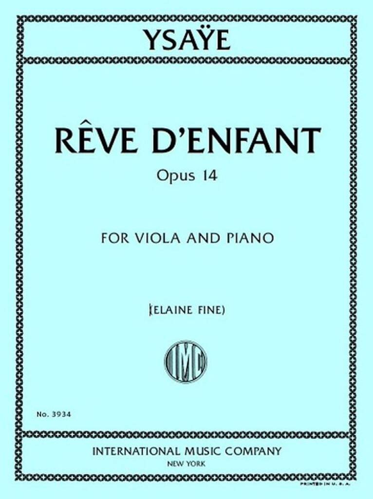 Reve d'Enfant Op. 14