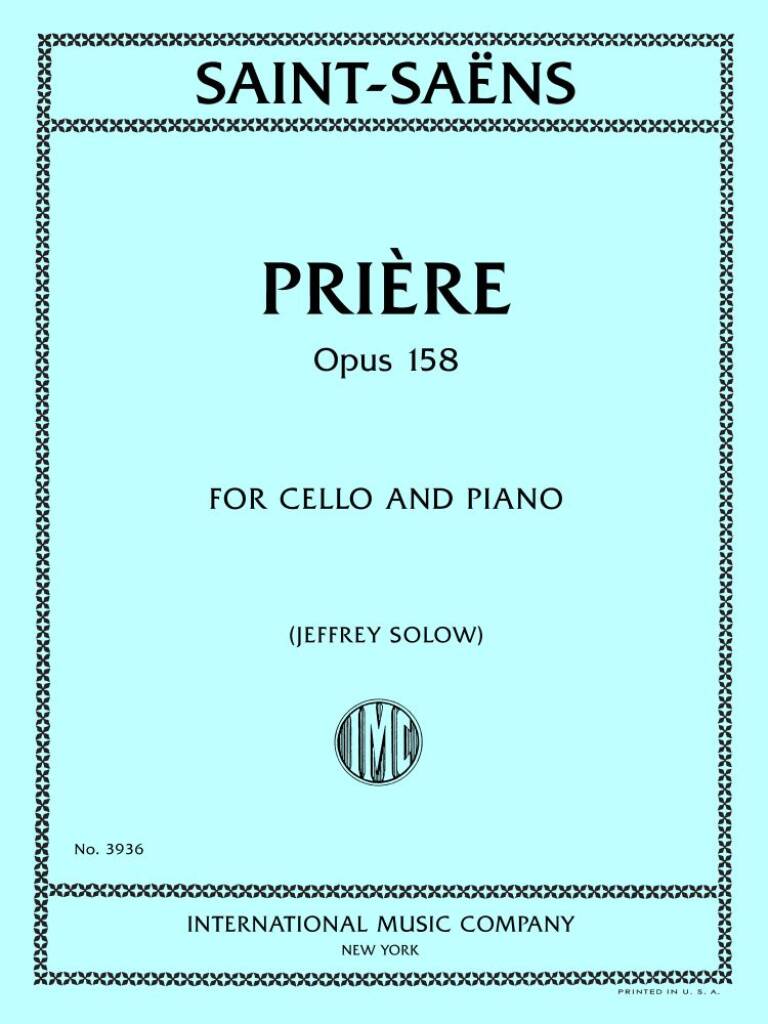 Priere - Opus 158