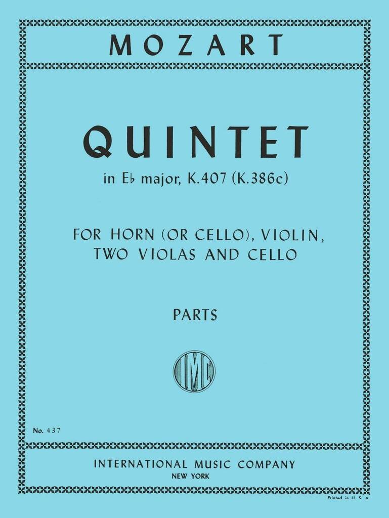 Quintetto K 407 Mi B