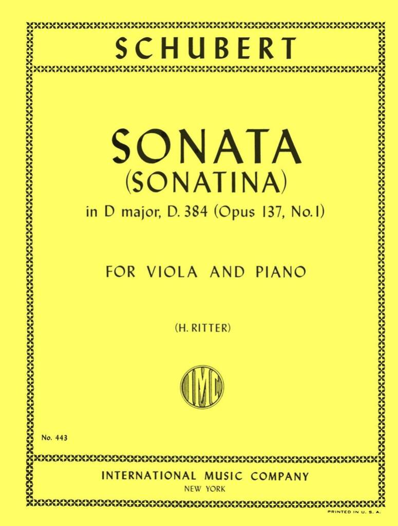 Sonatina Re Op.137 N. 1 (Ritter)