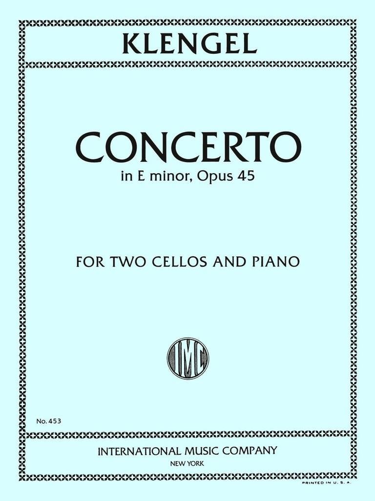 Concerto In E Minor Op 45