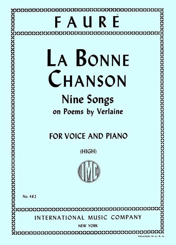 Bonne Chanson (Fr.) (S-T)