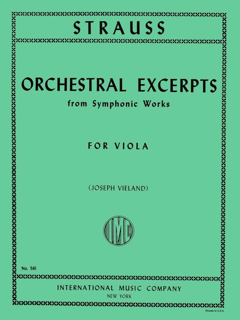 Orchestral Excerpts (Vieland)