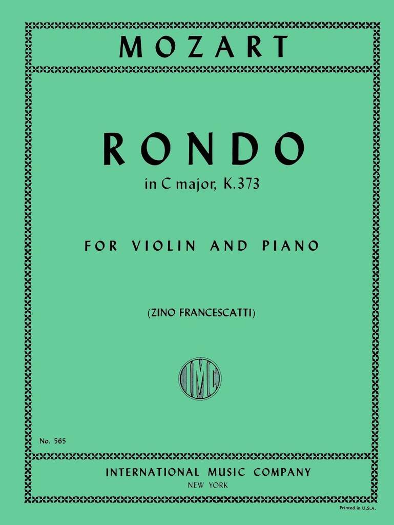 Rondo' K 373 Do (Francescatti)