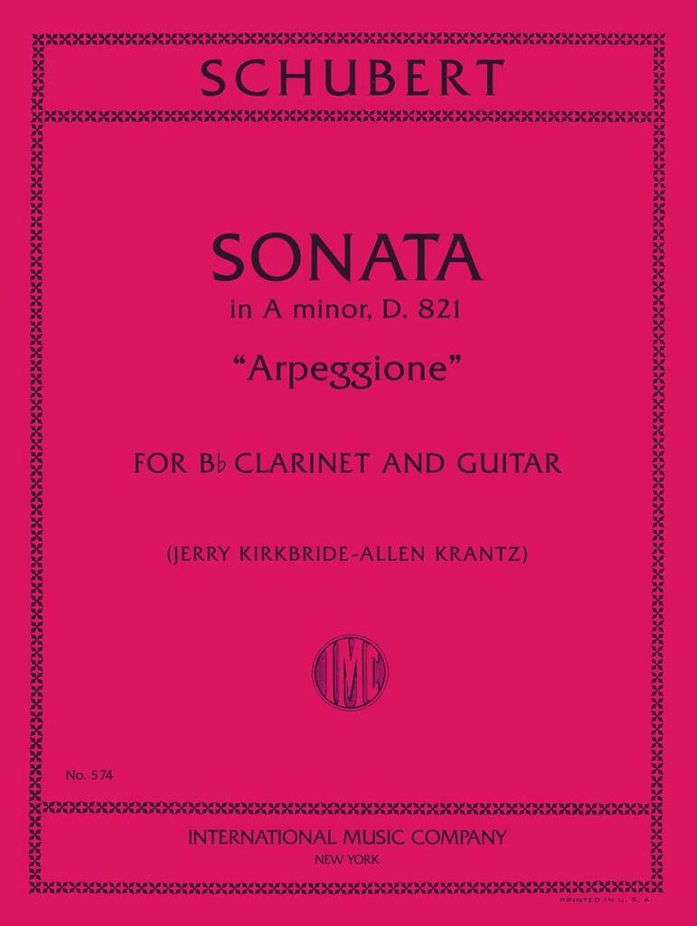 Sonata La M Arpeggione Cl E Chit