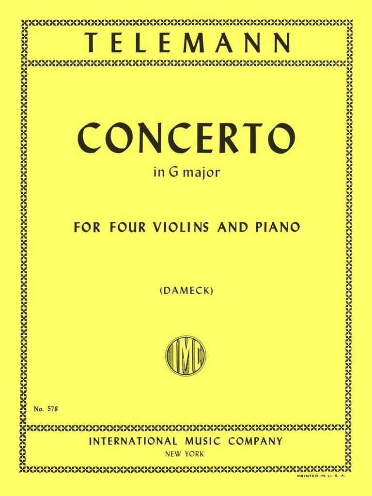 Concerto In G Major (Dameck)