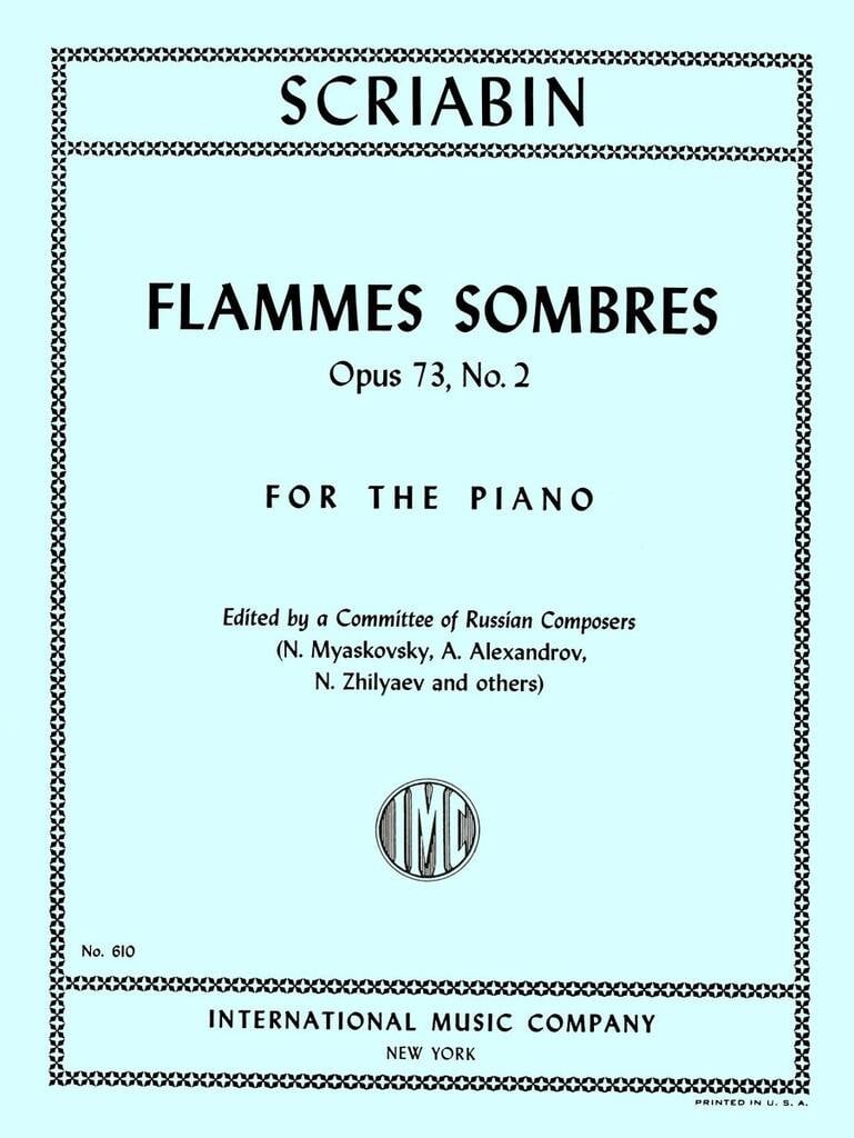 Flammes Sombre Op. 73