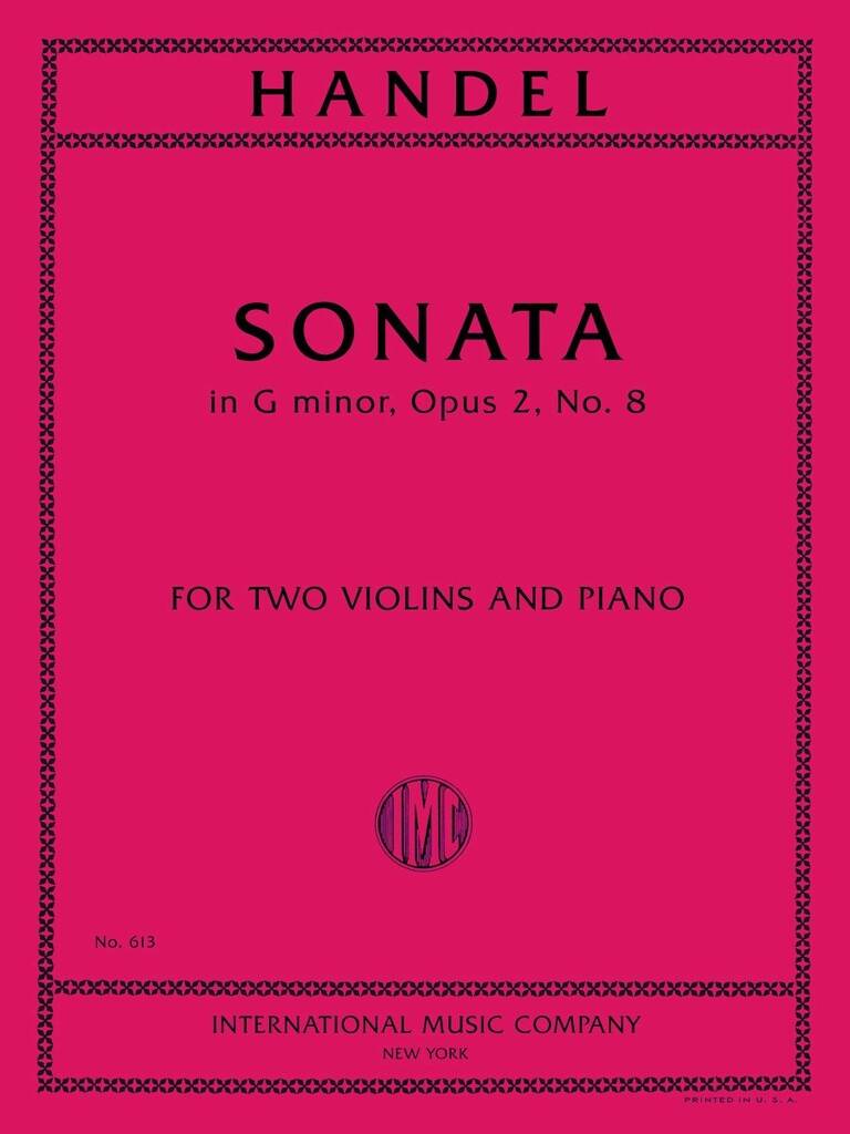 Sonata Sol Min. Op. 2 N. 8