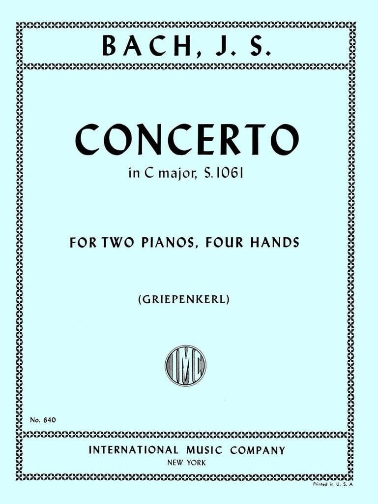 Concerto Do (Bwv 1061)