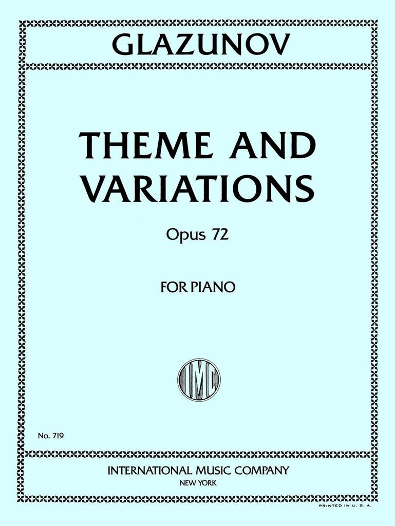 Theme And Variations Op 72