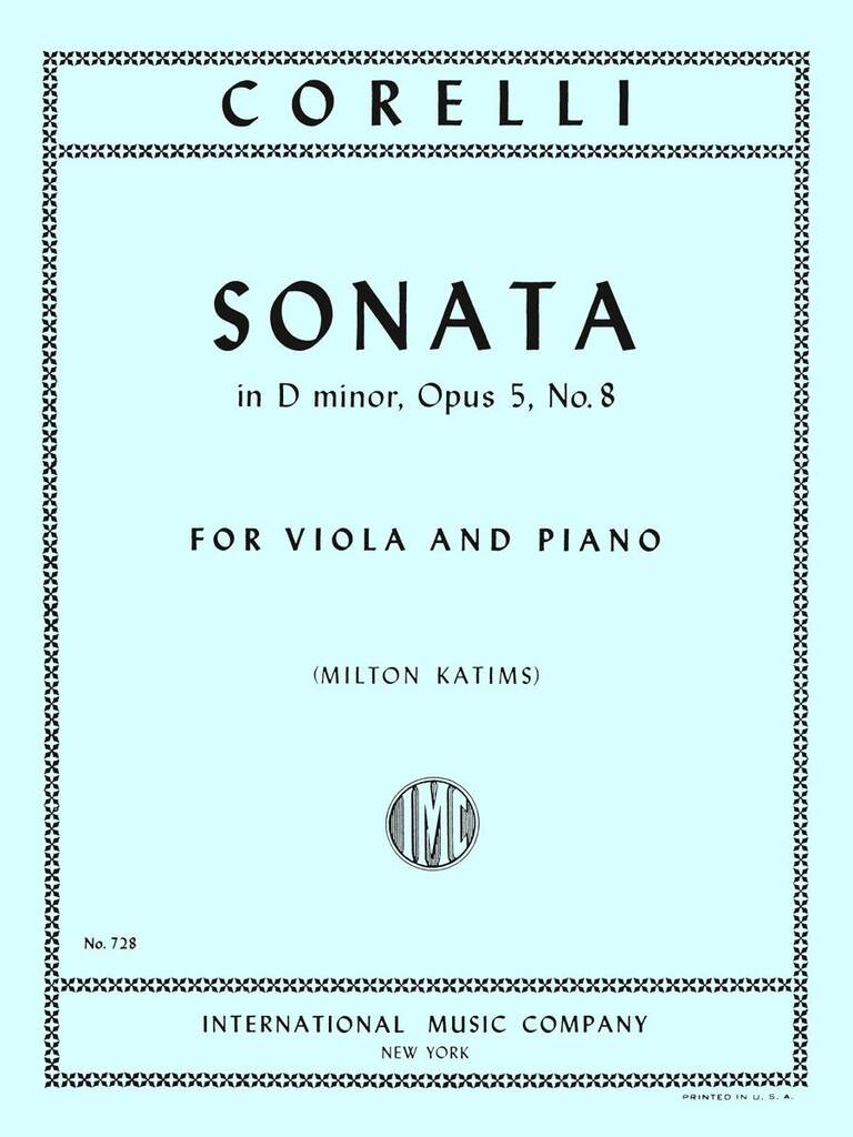 Sonata In Re M. Op. 5 N. 8 (Katims)
