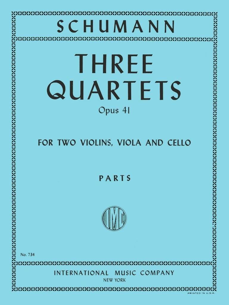 3 Quartetti Op. 41