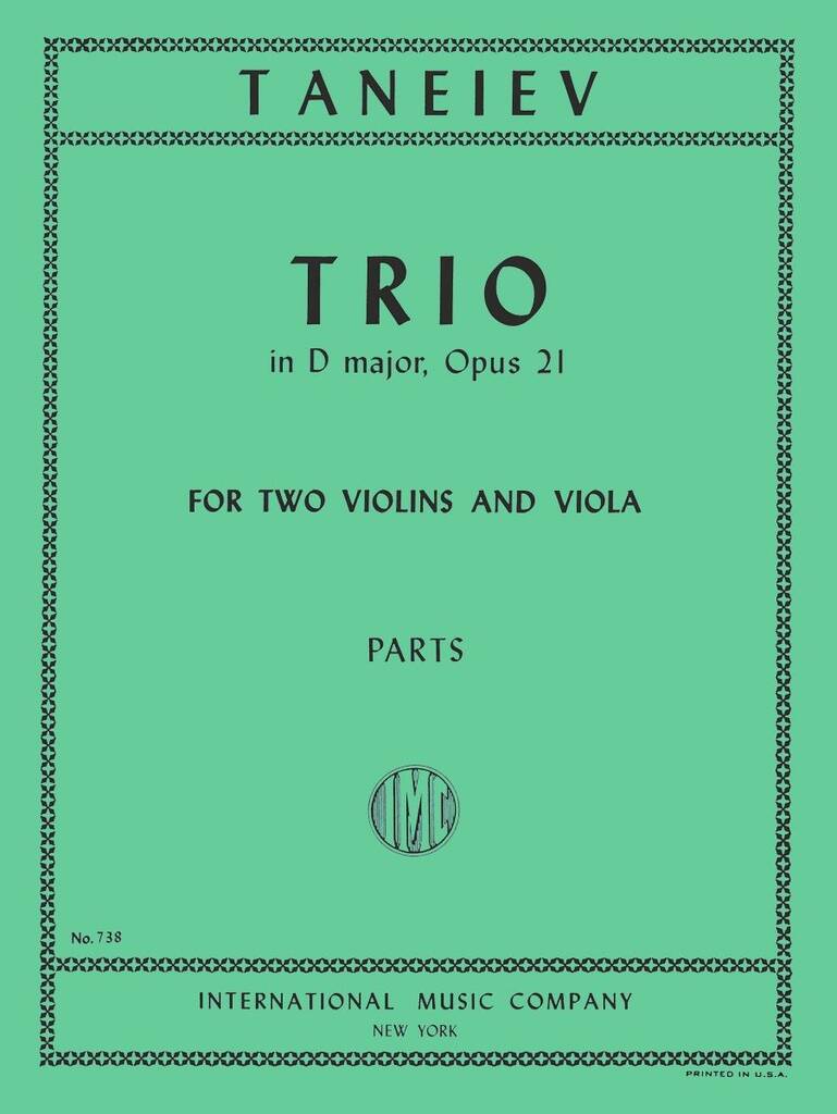 Trio Re Op. 21