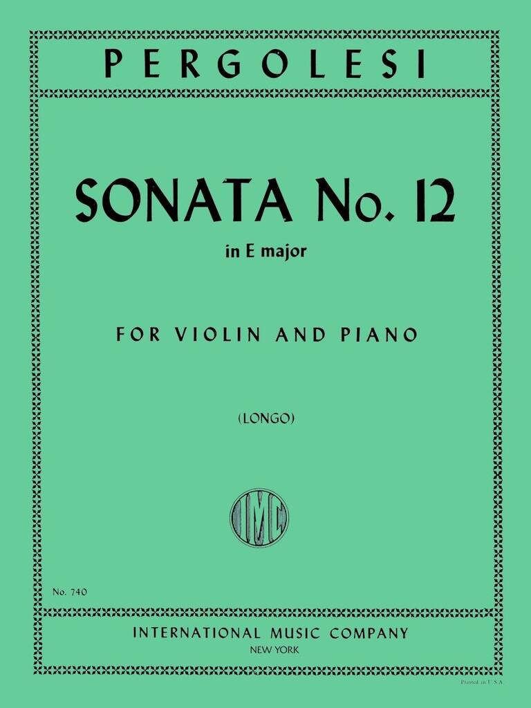 Sonata N. 12 Mi M. (Longo)