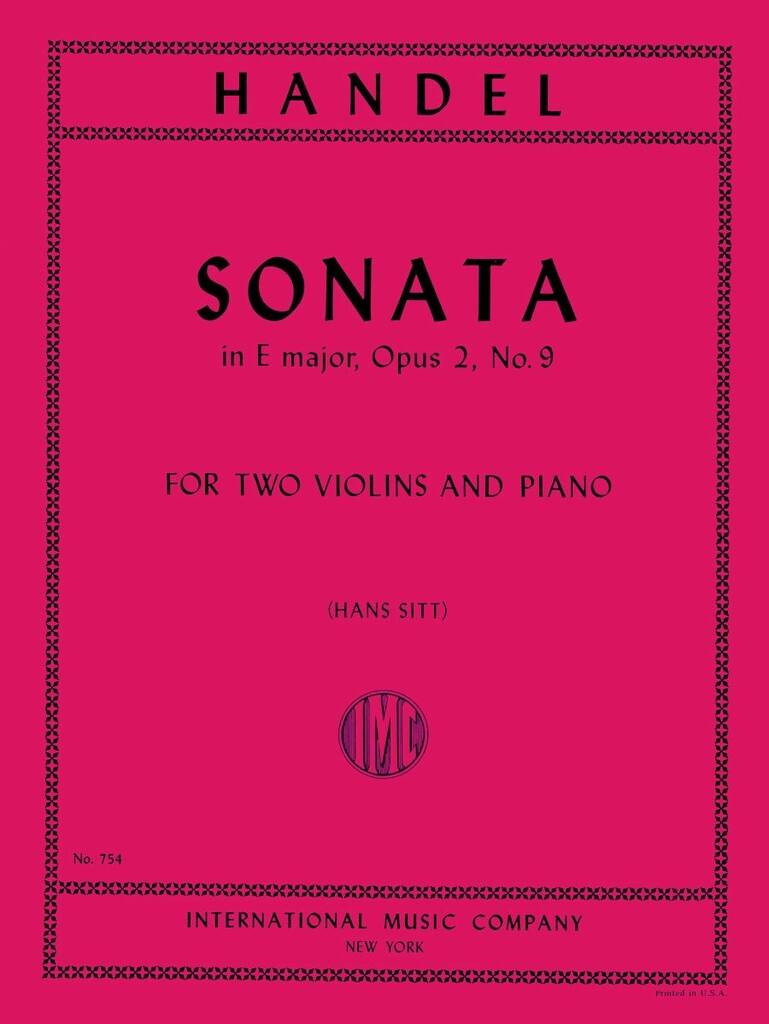 Sonata E Major Op.2/9