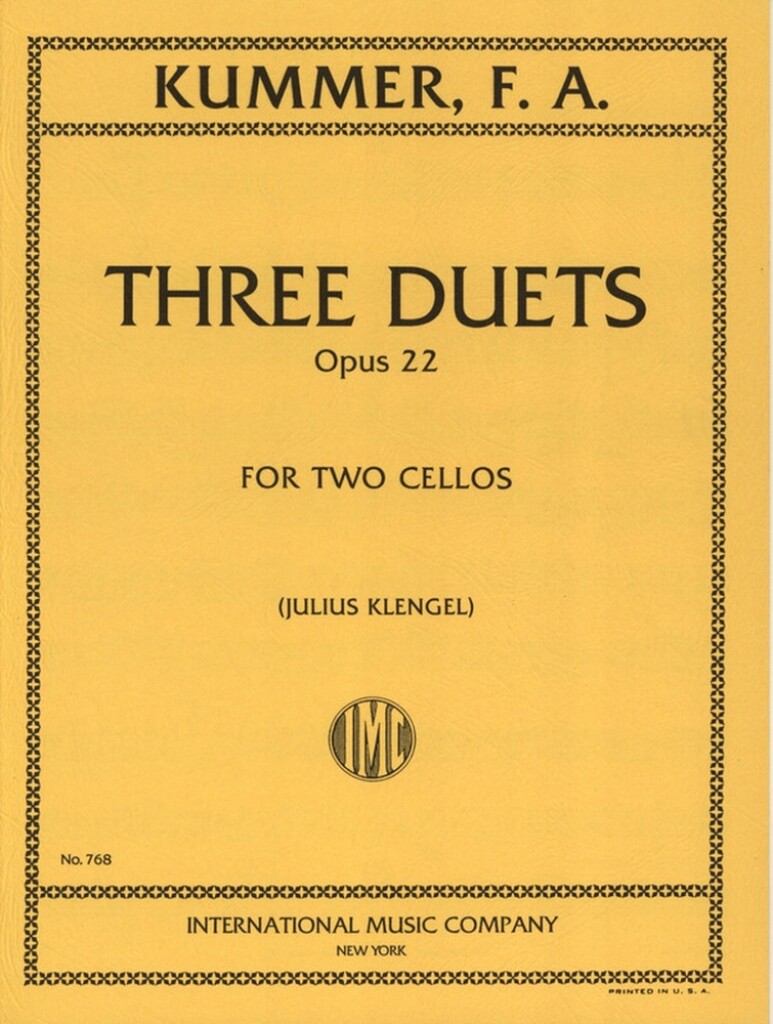 3 Duetti Op. 22