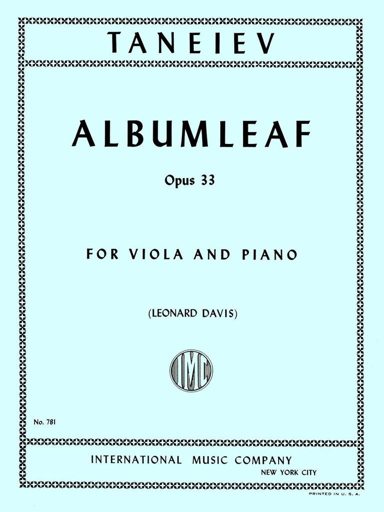 Foglio D'Album (Davis)