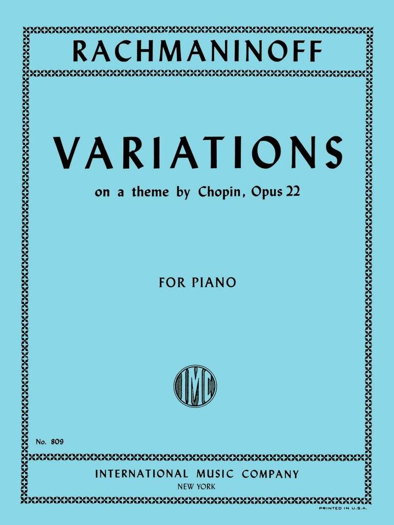Variations on a Theme by Chopin, Op. 22