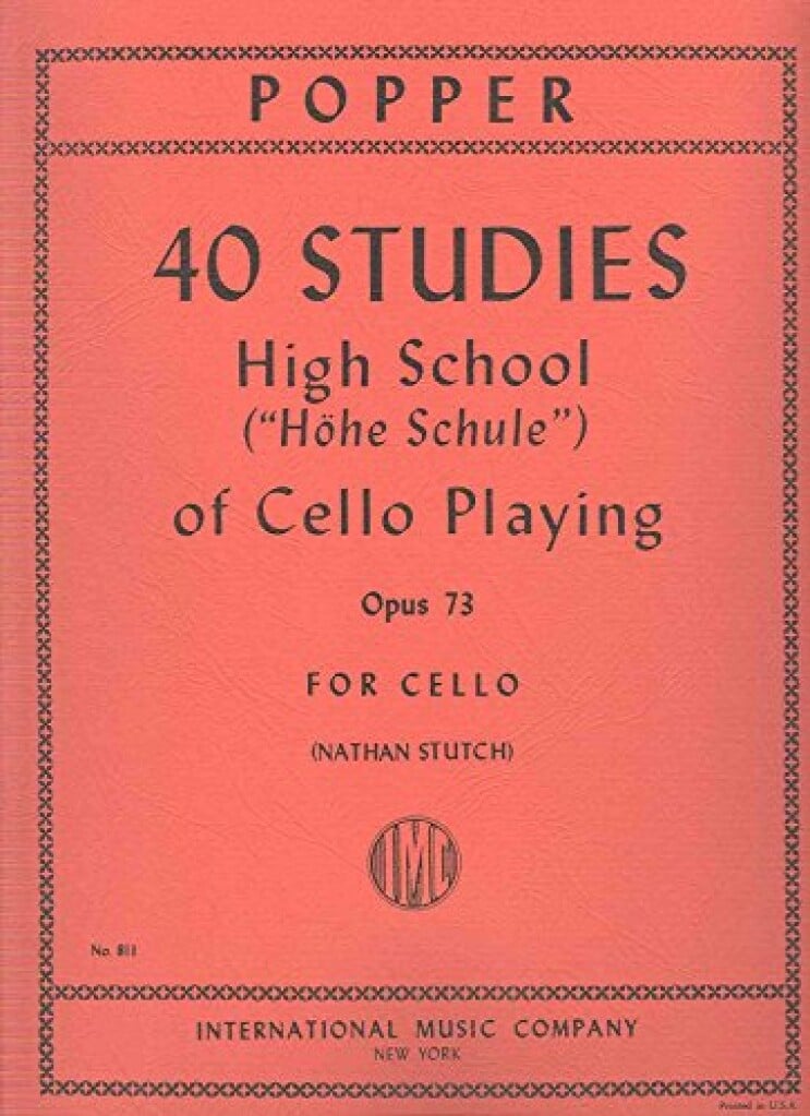 40 Studies - High School of Cello playing op 73