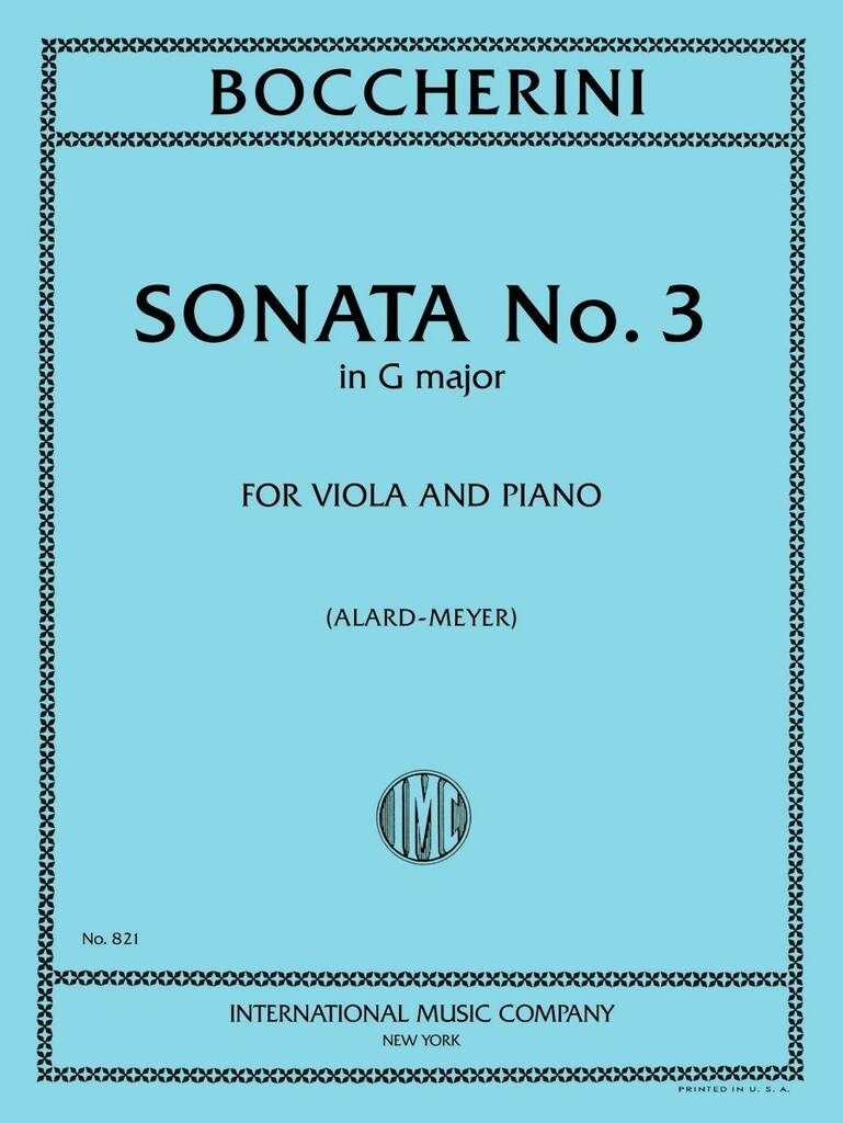 Sonata N. 3 Sol (Alard/Meyer)