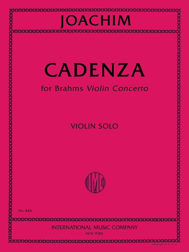 Cadenza Per Il Concerto Op. 77 Di Brahms