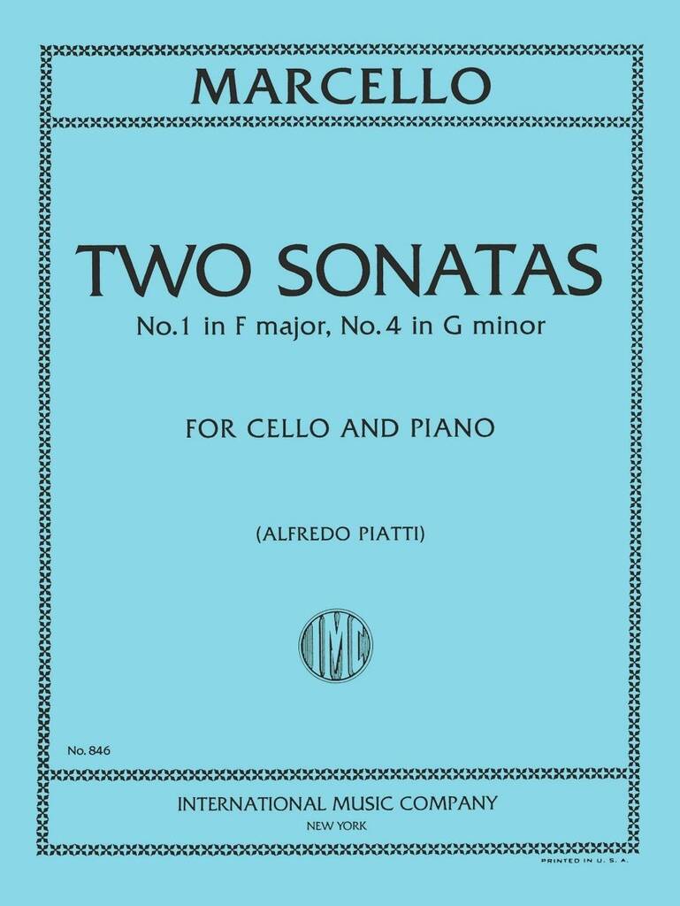 2 Sonate (N. 1 E 4) (Piatti)