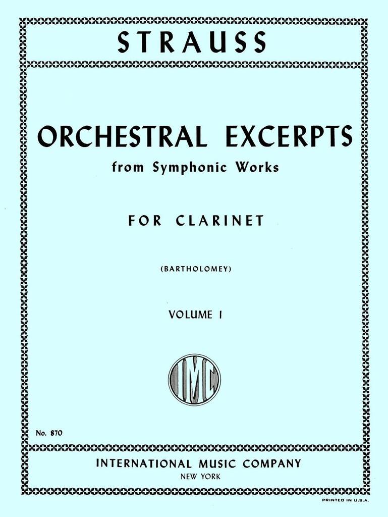 Orchestral Excerpts Vol. 1 (Bartholomey)