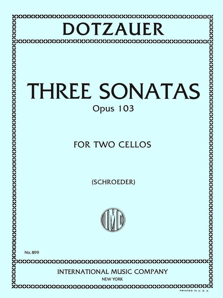 Three Sonatas Op. 103