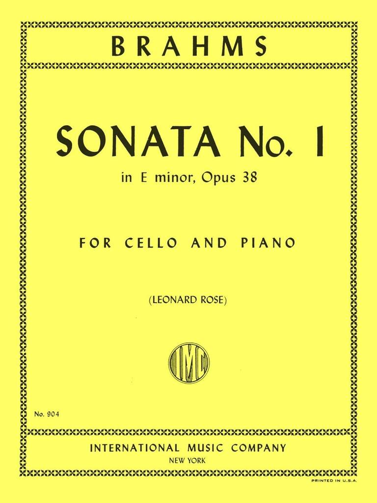 Sonata N. 1 Mi M. Op. 38 (Rose)