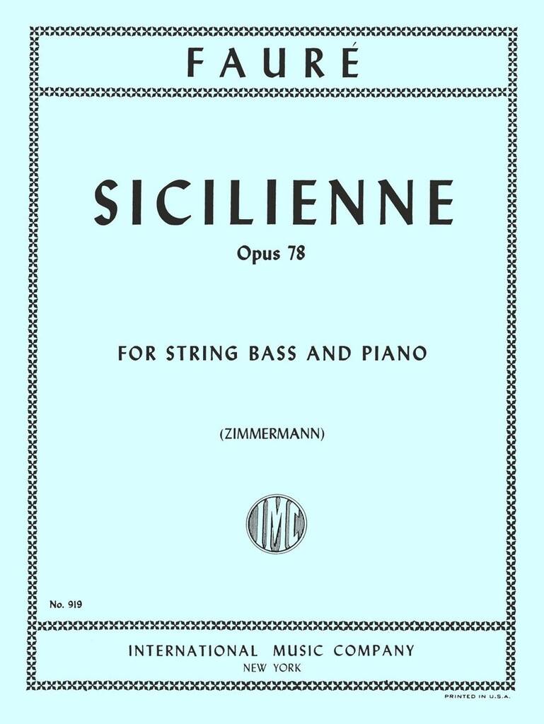 Siciliana Op. 78 (Zimmermann)