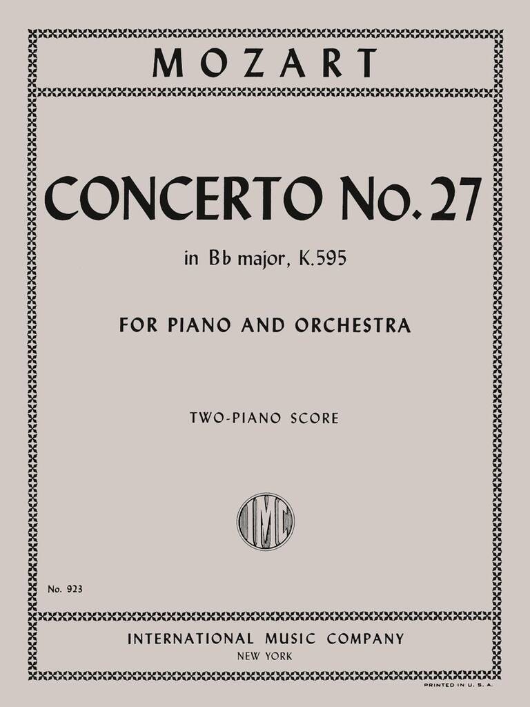 Concerto K 595 Si B (Gretchaninov)