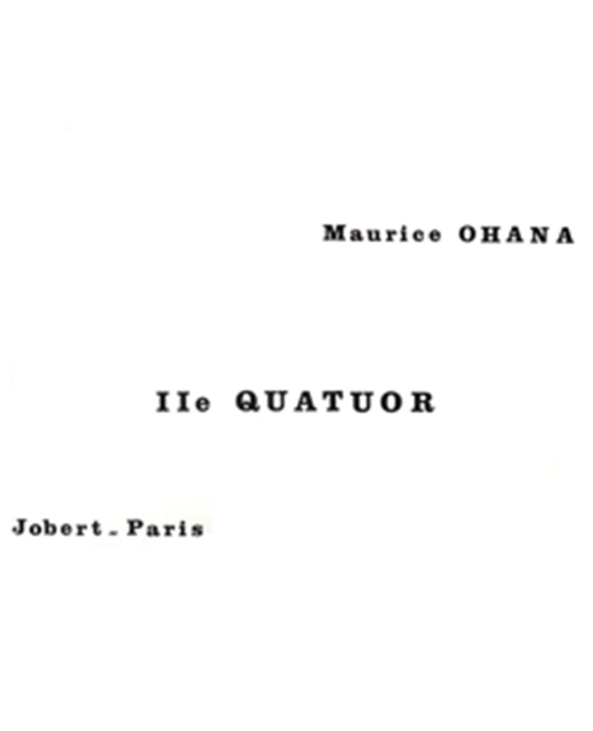 Quatuor à cordes n°2