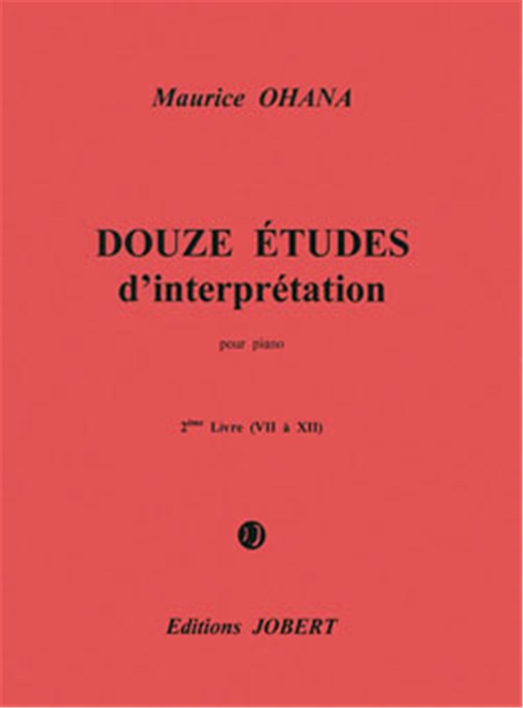 Etudes d'interprétation (12) Vol.2