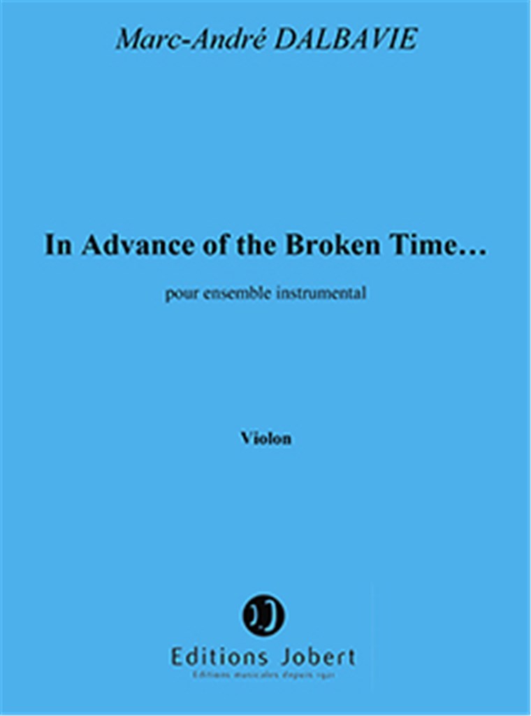 In advance of the broken time