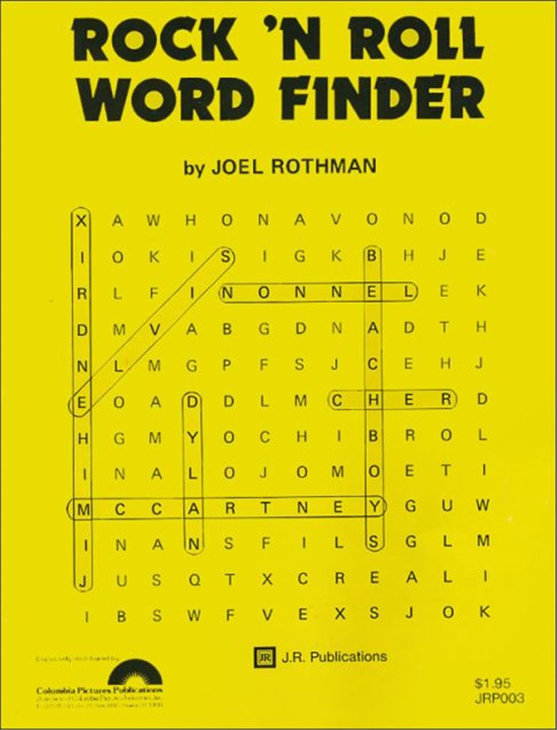Rock 'N Roll Word Finder