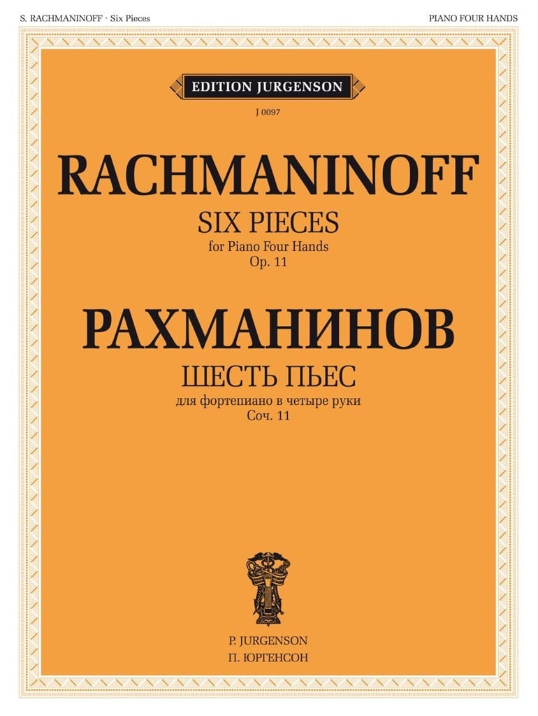 6 Pieces, Op. 11 for Piano 4 hands