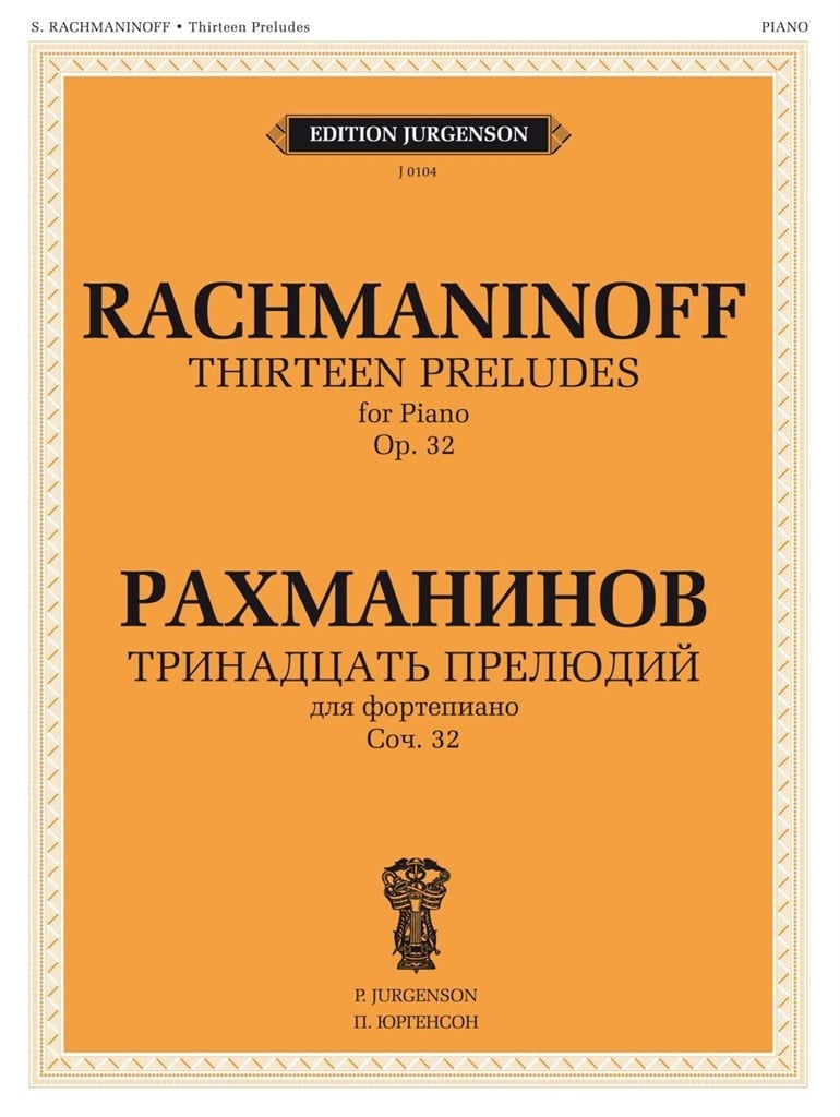13 Preludes for Piano Op. 32