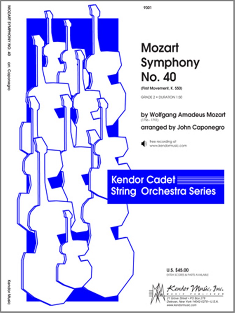 Mozart Symphony No. 40 (First Movement, K. 550)