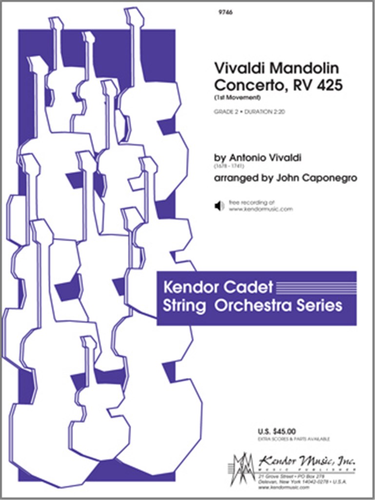 Vivaldi Mandolin Concerto, RV 425 (1st Movement)