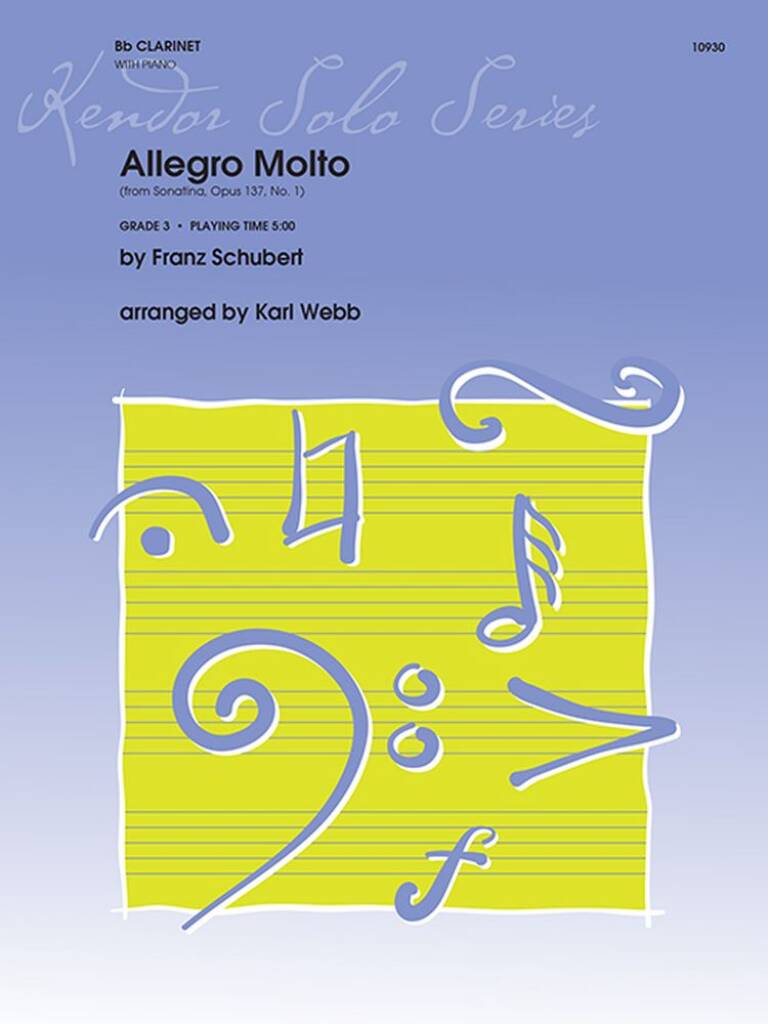 Allegro Molto (from Sonatina, Opus 137, No. 1)