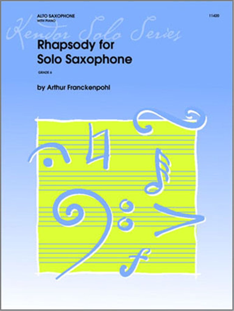 Rhapsody For Solo Saxophone